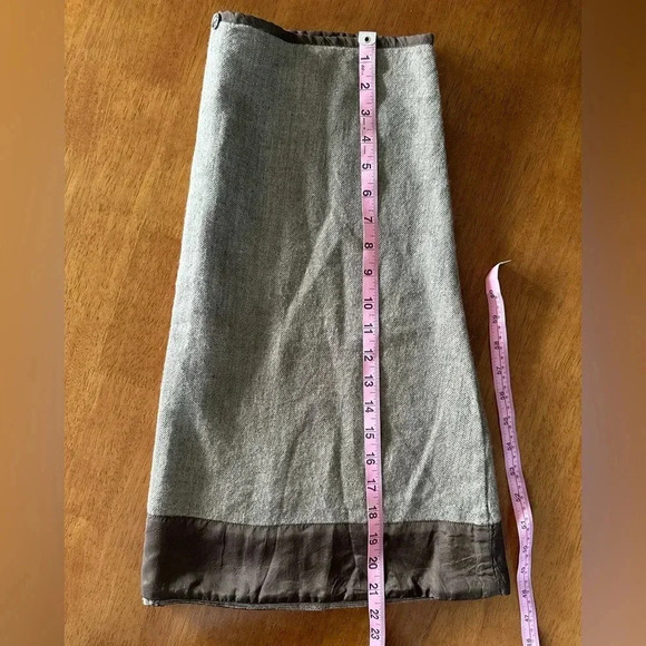 J Morgan Puett Wool and Linen Vintage Skirt - Picture 10 of 10